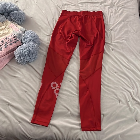 Red Adidas leggings - Picture 5 of 6